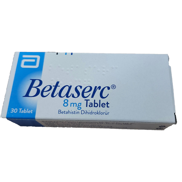 قرص بتاسرک ۸ میلی‌گرم ۳۰ عددی